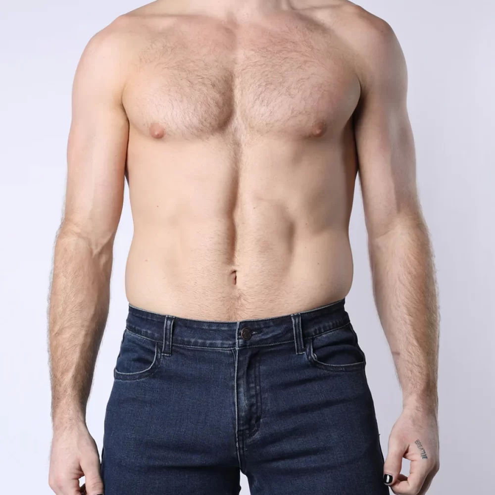 Castro Denim Zipper indigo front.webp