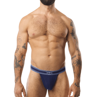 Core Thong Midnight Navy Perry Blue front.png