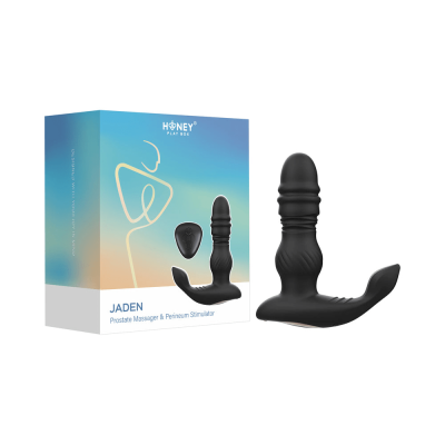 Honey Play Box Jaden Thrusting Vibrating Prostate Massager box and product.png