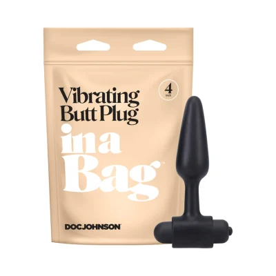 In A Bag Vibrating Butt Plug 4 inch image 1.webp