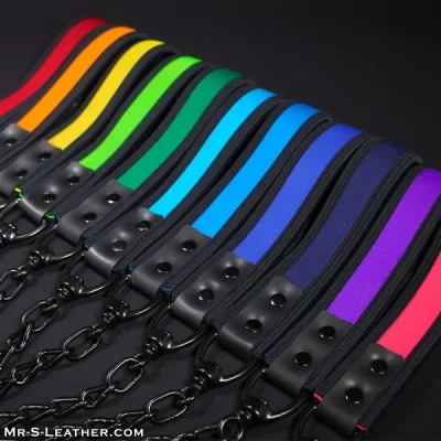 Neoprene Puppy Leash assorted colors.webp