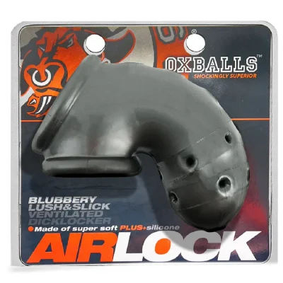 Oxballs Airlock Air Lite Vented Chastity Cage for Beginners Steel Grey 8 700x700.webp