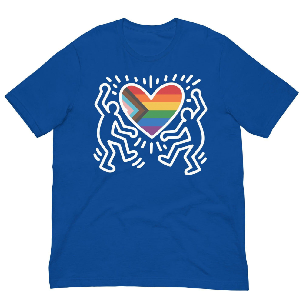 Progress Pride Figures t shirt team royal.png